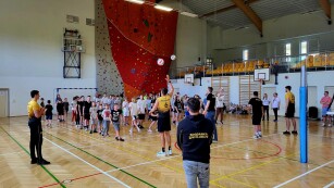 Trening z zawodnikami LUK Lublin – odbicia sposobem dolnym
