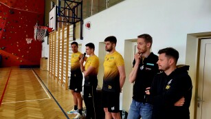 Pogadanka z zawodnikami LUK Lublin